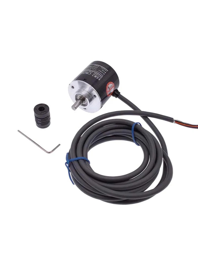 Description Picture 4 of item1 Pc E6B2C-WZ6C Rotary Encoder Rotational Incremental Type Rotary Switch Stable Pulse NPN 100-2000P/R DC 5-24V