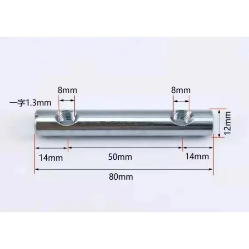 Description Picture 3 of item40Pcs M6 M8 Dual Holes Slotted Barrel Nut For Dowel Bolt Furniture Bed Cabinet Crib Chair