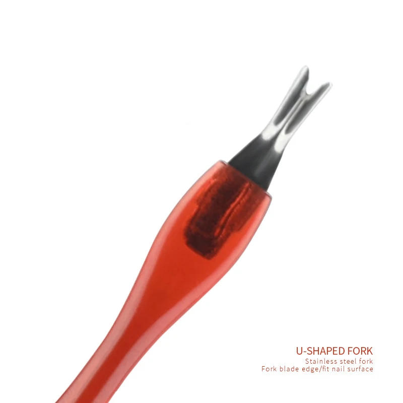 Description Picture 5 of item10Pcs Dead Skin Remover Nail Art Fork Cuticle Remover Nipper Pusher Trimmer Stainless Steel Pedicure Nails Care Nail Tools