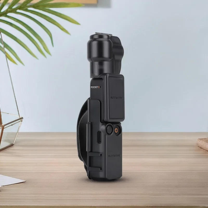 Description Picture 2 of itemCold Boot Expansion Protective Bezel Extended Handle Portable Hand Strap For DJI Osmo Pocket 3 Handheld Gimbal Accessories