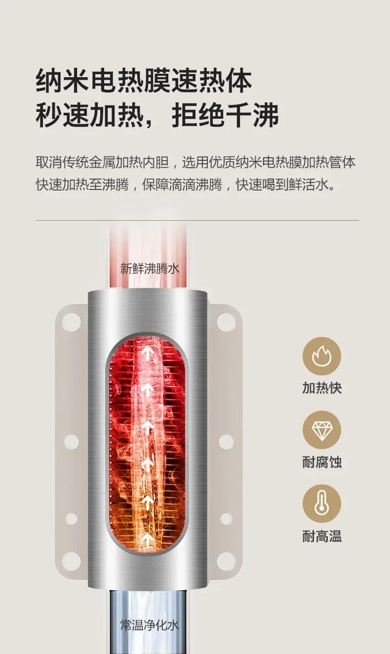 Description Picture 6 of itemHome Temperature Adjustment Water Dispenser Wall-mounted 3-second Speed Heat Warm Hot Boiling Water Machine Dispenser220V