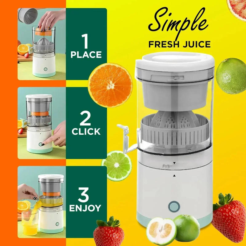 Description Picture 3 of itemElectric Juicer Juice Cup Citrus Orange Lemon Squeezer USB Charging Kitchen Fruit Juicer Blender Fresh Separator Press Machine
