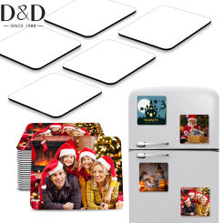 20pcs Sublimation Magnet Blanks Sublimation Blank Products Personalized Sublimation Fridge Refrigerator Magnets  for Kitchen