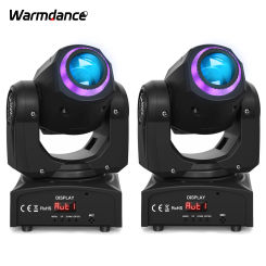 2PCS/SET Gobo Moving Head Light Beam RGBW Stage Effect Lighting Projector for DJ Disco Party Christmas Bar Club Wedding Birthday