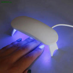 1pc 6W 80cm USB Charging Mini UV LED Lamp Gel Polish Curing Machine Nail Dryer