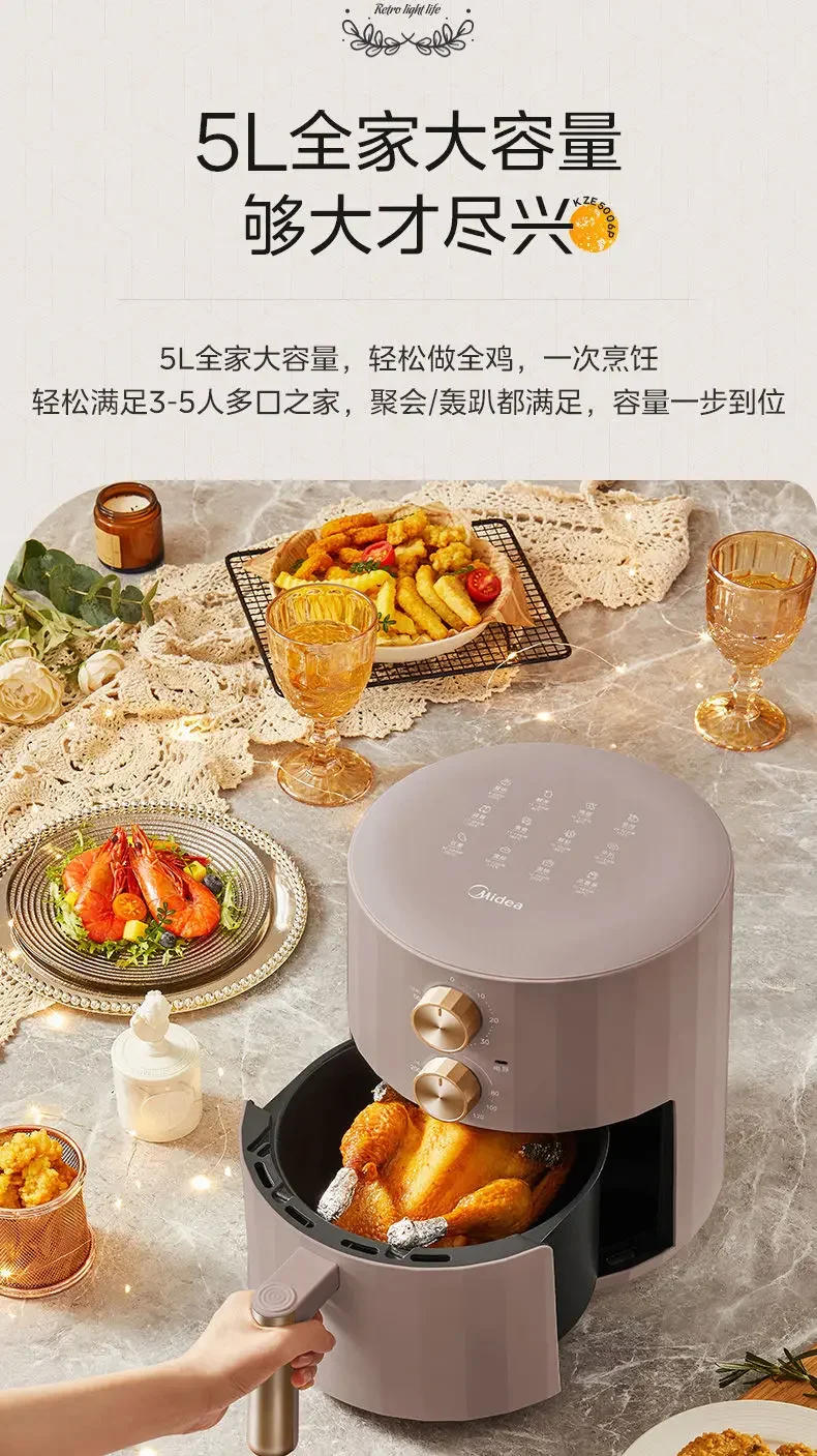 Description Picture 4 of itemAir fryer household new 5-liter large-capacity multifunctional electric fryer automatic air french fries machine