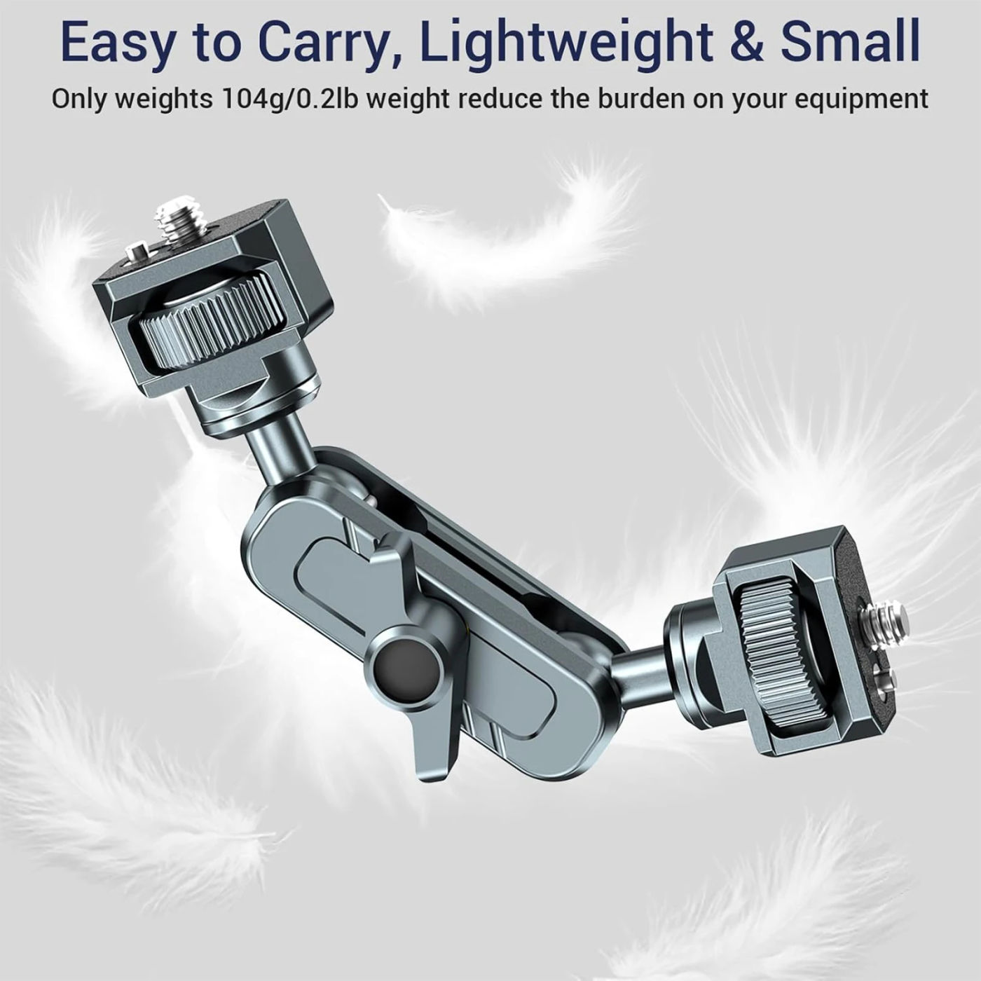 Description Picture 4 of itemCamera Magic Arm, Flexible Articulating Arm with 1/4” Screws, Field Monitor Mount with Dual Ballhead, Aluminum Magic Arm