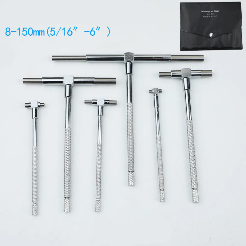 Description Picture 4 of item8-150mm (5/16 "-6") Telescoping Gauge set 6pcs internal gauge 4pcs Hole Gauges for Quick inside measurements of holes