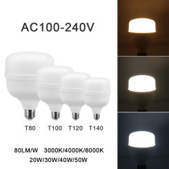 2pcs Hight Lumen LED Lampada AC 110V 220V E27 LED lamp Bulb 20W 30W 40W 50W LED Light Bombilla Lighting Lamp for home derection