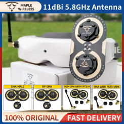 Maple Wireless Antenna 11dBi 5.8GHz SMA Circular Polarized FPV Antenna KIT Fatshark SKYZONE Monitor RC FPV Goggles Original