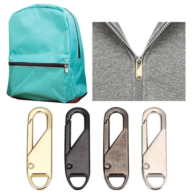 Description Picture 4 of item10Pcs Zipper Slider Puller Instant Zipper Repair Bag kit Replacement Bad Buckle Travel Bag Suitcase Zipper Head DIY Sewing Craft