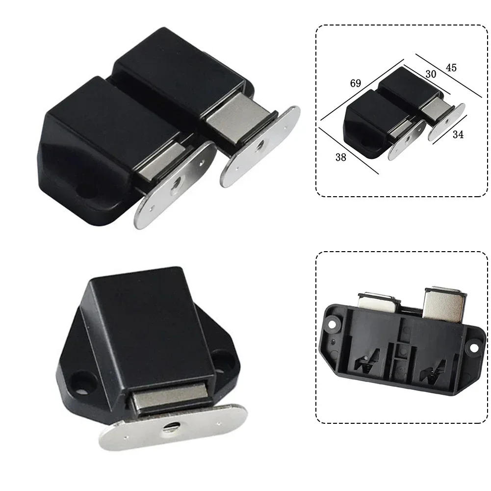 Description Picture 2 of itemMagnetic Cabinet Catches Push To Open Magnet Latch Door Closers For Wardrobe Cupboard Kitchen Furniture Door Stopp