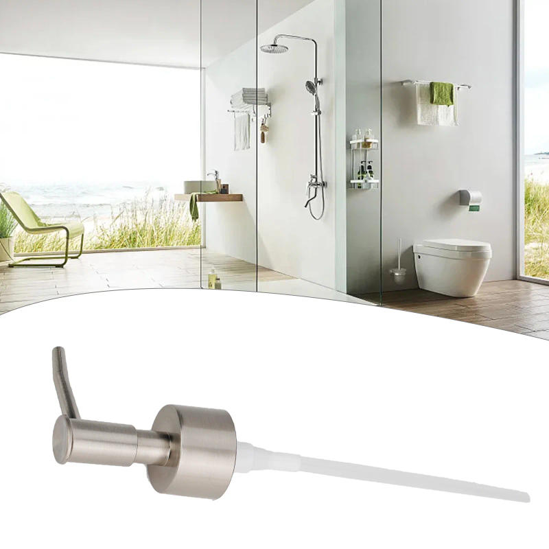 Description Picture 4 of itemLotion Pump Head With 11cm Tube 28 Thread Plastic Lotion Soap Bottle Spray Head Shower Gel Press Head Bathroom Fixture