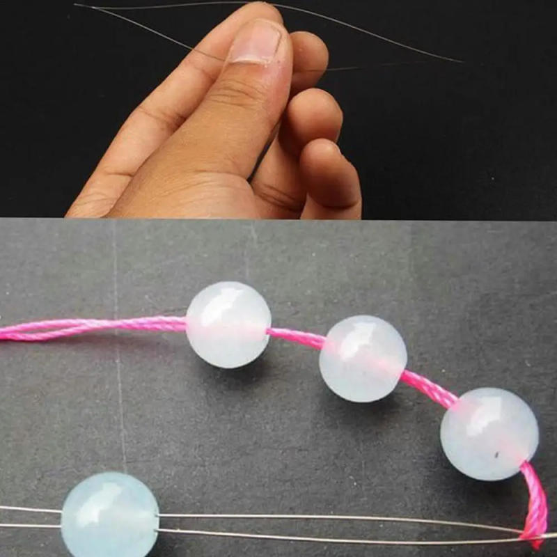 Description Picture 4 of itemBig Eye Beading Needles Collapsible Eye Needles For String Seed Waist Beads Bracelet Necklace And Jewelry Making DIY Tools