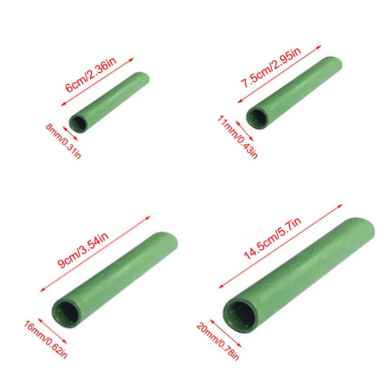 Description Picture 2 of item10/20/50pcs Plant Support Connectors Vines Climbing Plant Connecting Pipes 8/11/16/20mm Garden Stakes Grafting Stick Connectors