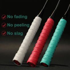Racket Grip Tennis Handle Leather Wrap Premium Perforated Anti-slip Tennis Overgrip for Rackets Thickened Non-slip for Badminton