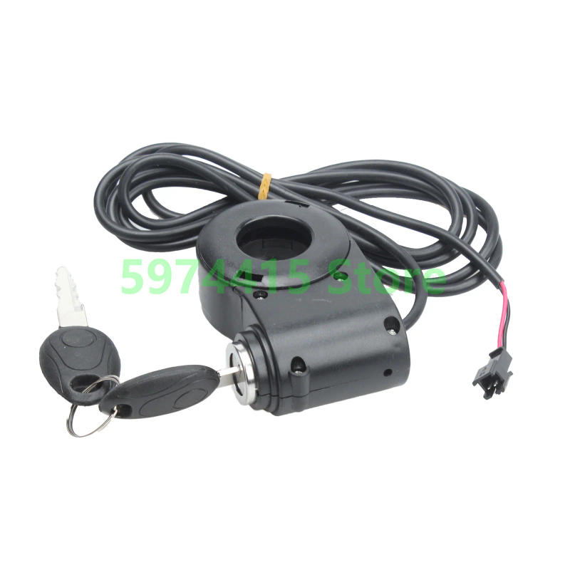 Description Picture 2 of itemUniversal Electric Bicycle Biking Portable Dustproof Cycling Parts for Electric Scooter Ignition Switch Key Power Lock