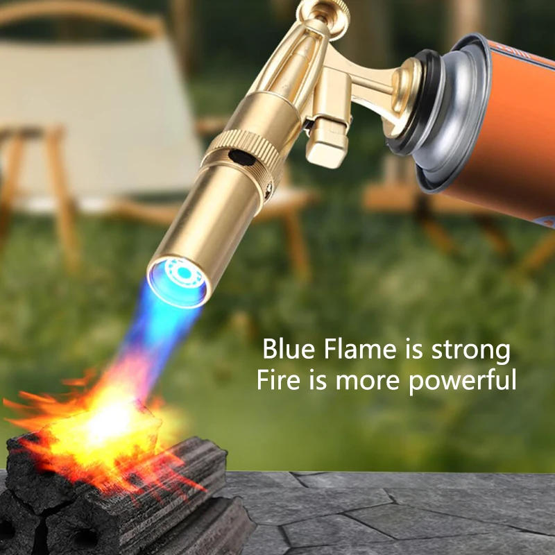 Description Picture 3 of itemKitchen Supplies Welding Equipment Grill Tool Welding Gas Torch Flame  Butane Burner Outdoor Camping BBQ Lighter Flamethrower