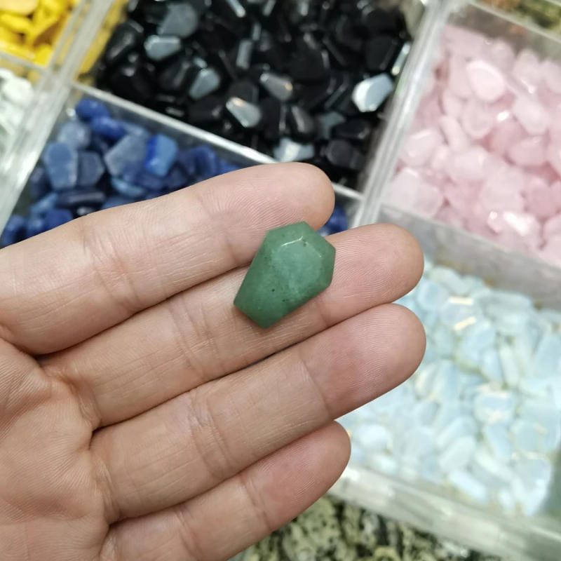 Description Picture 3 of item20mm Natural Agate Stone Mineral Crystal Quartz Coffin Board Rock Chakra Reiki Energy Healing Room Home Decor Decoration Maison