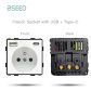 FR Type-C Plug White