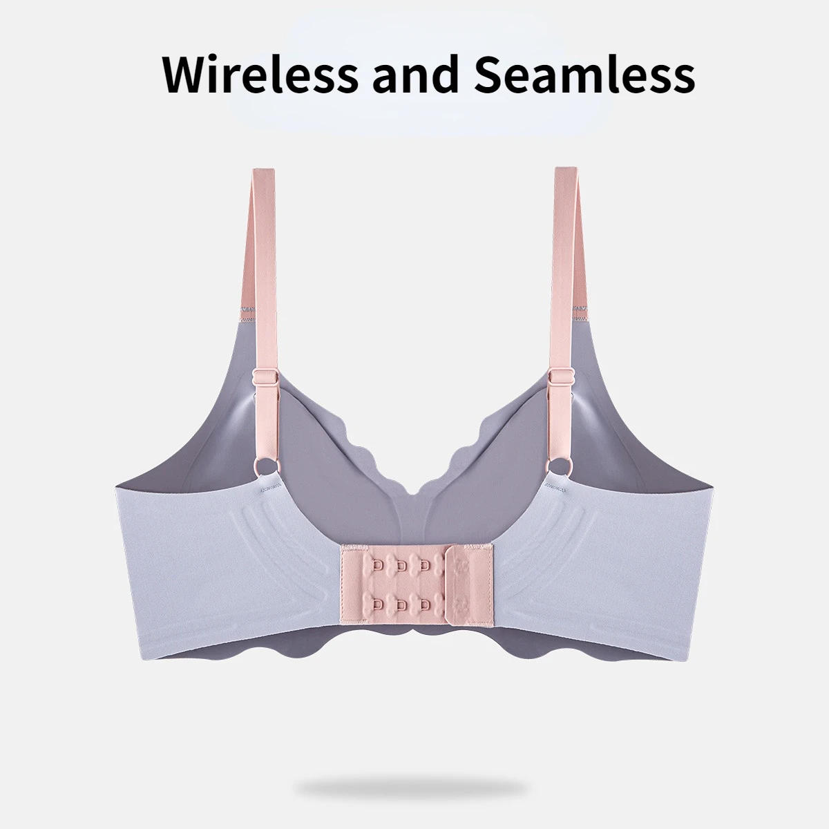 Description Picture 4 of itemSeamless Top Women Comfortable Sports Bra No Steel Ring Pure Desire Upper Support Sling Adjustable Beauty Back Bra Thin Section