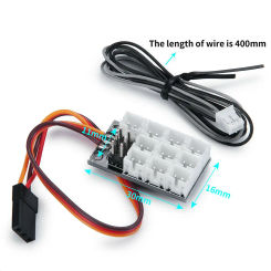 Light System Shunt Expansion Board PH2.0 Interface For Tamiya 1/14 RC Tractor Truck Accessories Plug And Play Light System 2022