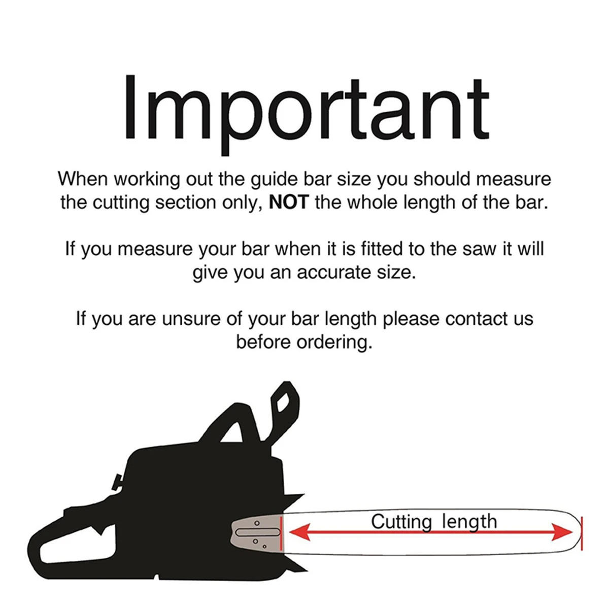 Description Picture 4 of item1/2/3/4Pcs 18 Inch 72 Drive Link 36 Cutter 0.325" Pitch .058" Gauge Chainsaw Saw Chain  for Pruning Garden Woodworking Tool