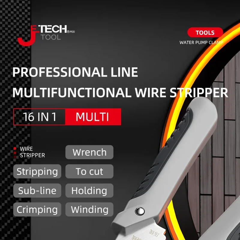 Description Picture 2 of itemYLONDAO Wire Stripper Wire Puller Cutter Multifunctional Labor-Saving Repair Scissors Wire Stripping Crimping Pliers Hand Tool