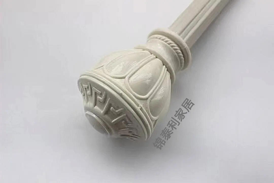 Description Picture 4 of item1pc Curtain Rod Head Decorative Head Roman Rod Head Plug Sealing Head Curtain Cap Curtain Rod Accessories Curtain Holdback