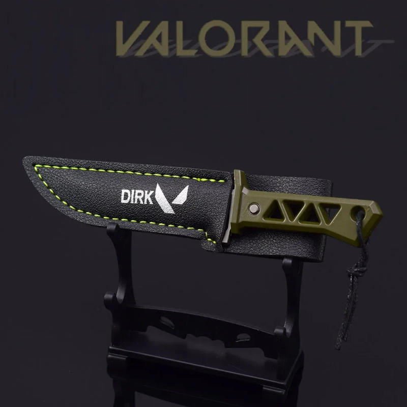 Description Picture 3 of itemValorant Weapon Xenohunter Melee Weapon Knife Model 12cm Metal Game Peripheral Sword Uncut Blade Keychain Gifts Toys for Boys
