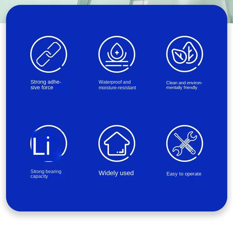 Description Picture 4 of itemNon Nail Glue Universal Glue High Viscosity Wall Tiles Bathroom Shelves Household Non Punching Glue