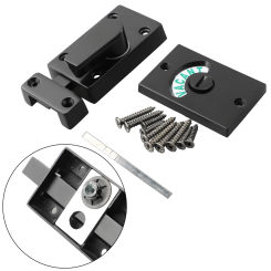 Black Indicator Bolt Vacant Engaged Bathroom Privacy WC Toilet Door Lock Matt Household Improvement Door Hardware Replacment Loc