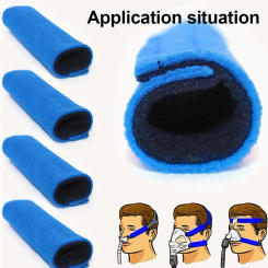 1Pcs Cpap Headband Cover Mask Cover Face Suede Face Pad Sleep Mask Cushion Soft Mask Accessories for Face Pressure Relief