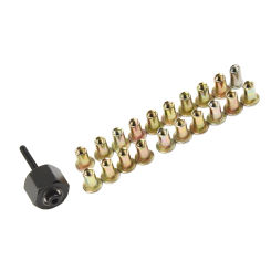 21PCS Hand RRivet Nut Head333333 3333333Nut Set M3-For Hand Rivet Tool Belt With 20pcs Nut Light Equipment Motor Accessories