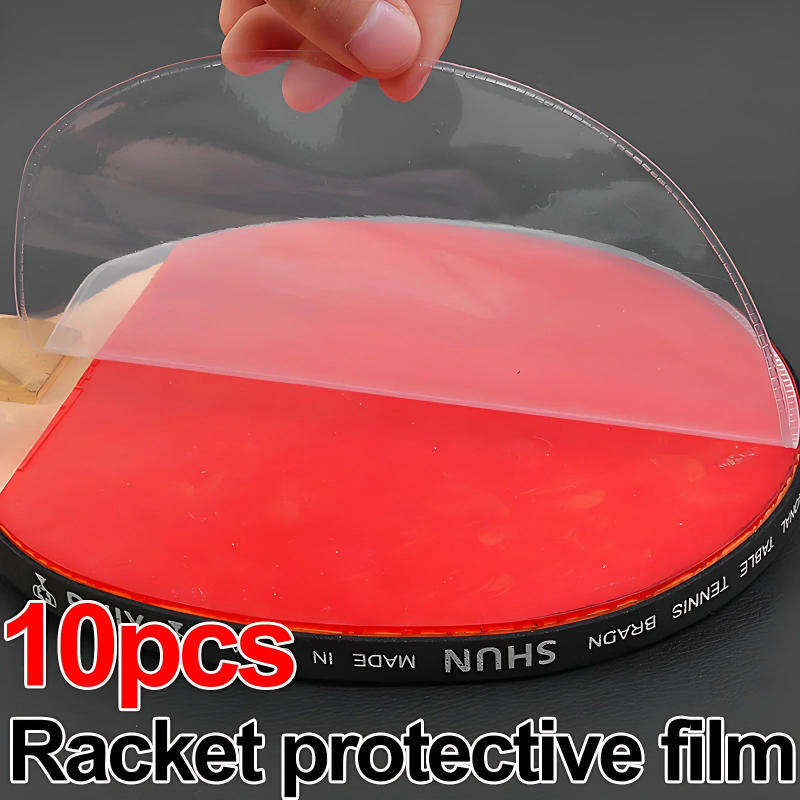Description Picture 2 of item2/10pcs Table Tennis Protective Film Un-sticky Film Ping Pong Bat Protector Table Tennis Racket Astringent Paddle Bat Accessorie
