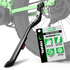 RBRL Bicycle Kickstand 24-29" E-Bike Stand Aluminium Alloy Heavy Duty Bicycle Side Support Kickstand for MTB Road Cycling