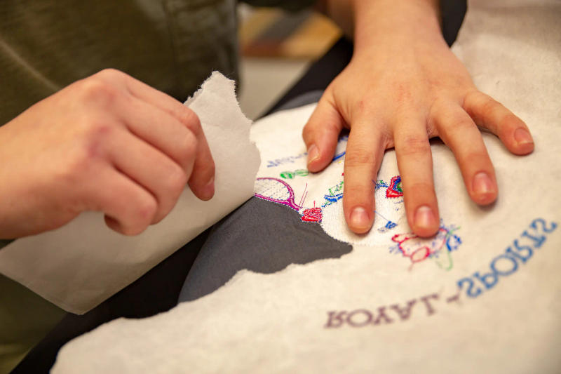 Description Picture 4 of itemPoolin Tear Away Stabilizer Backing for Embroidery Machine Roll Package Non-woven 25yards Multi Size