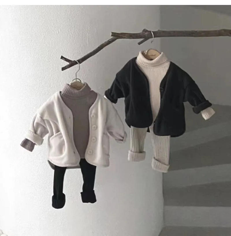 Description Picture 6 of itemWinter New Baby Solid Bottoming Shirts Infant Girl Cotton Long Sleeve T Shirts Toddler Girl Turtleneck Tops Kids Clothes