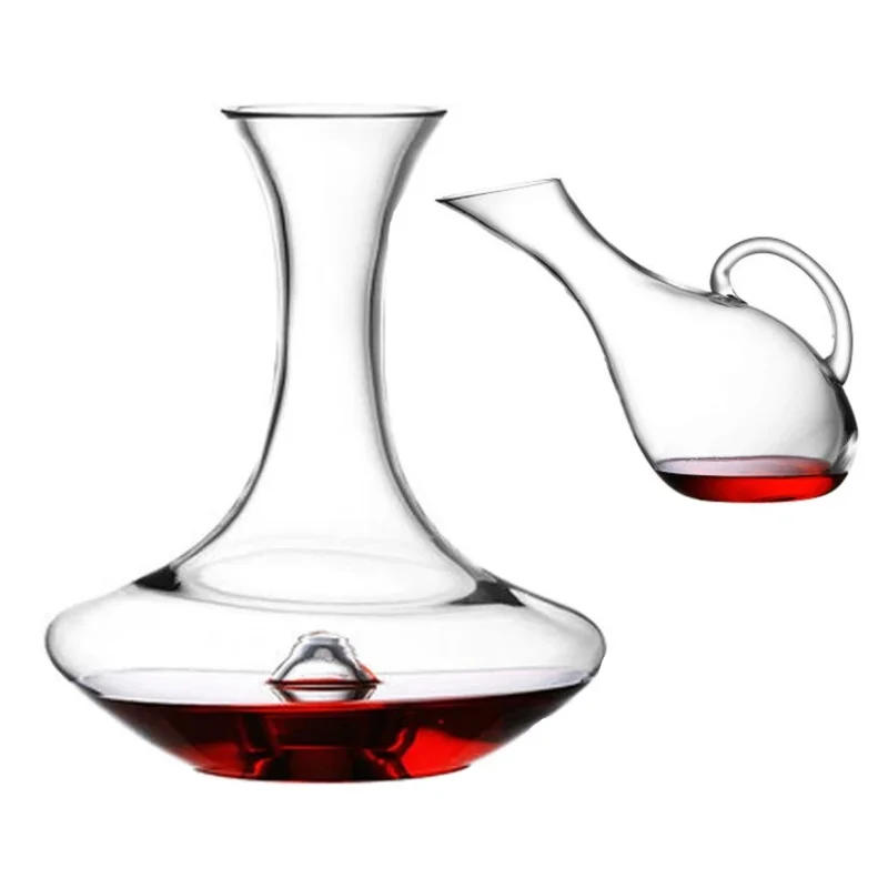 Description Picture 3 of item1000-1500ml Creative Fashion Swan with Handle Decanter Family Bar Gift Feast Gyro Separator Wine Bottle