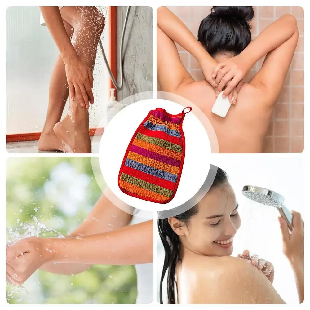 Description Picture 2 of item1pc Bath for Peeling SPA Exfoliating Shower Brush Body Cleaning Scrub Mitt Rub Dead Skin Gloves Shower Towel Foam Body Massage