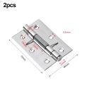 2pcs Self Closing Spring Door Hinge Stainless Steel Hinge For Cabinets Door Closer Automatic Rebound Hinge Furniture Hardware