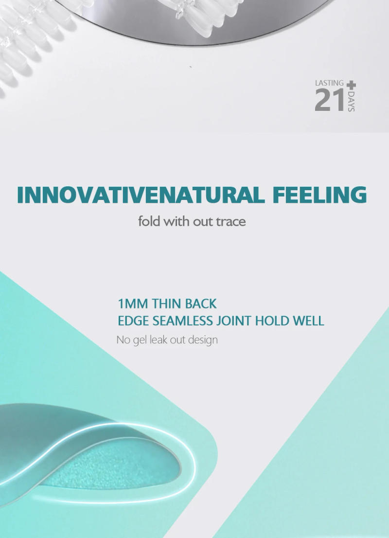 Description Picture 3 of itemNailpop Pre-buff Fake Nails Ultra Matte Short False Nails with Design Perfect for Nail Artists and Beginners Capsule Americaine