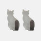 2pc silver grey