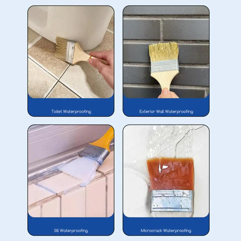 Description Picture 5 of itemWaterproof Coating Invisible Sealer Waterproof Coating Transparent Repair Paste Waterproof Agent Glue For Leak Repair On Roofs