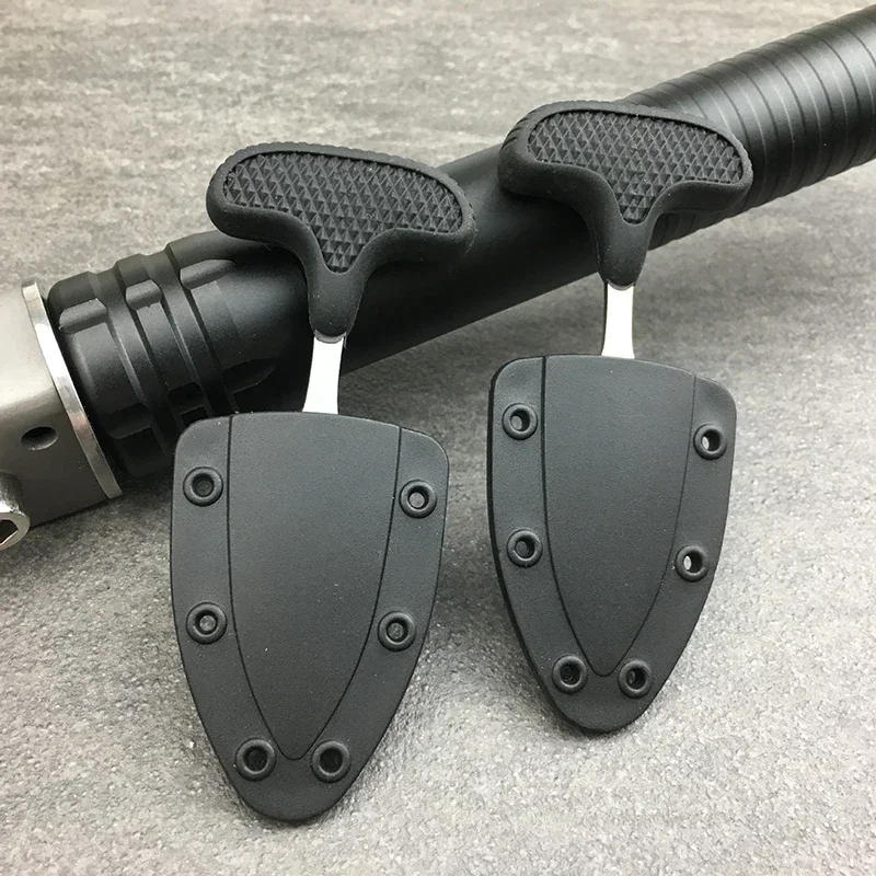 Description Picture 4 of item1PC Stainless Steel Pu 'er Tea Knife Open Mail Express Box Knife Outdoor Camping with Serrated Rope Cutter Tool