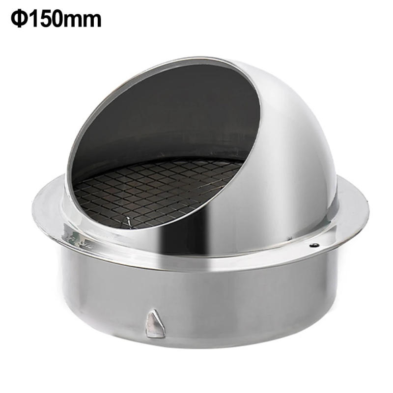 Description Picture 4 of itemWaterproof Vent Cap Air Vent Grille Range Hood Stainless Steel Thickened Dense Vent System 150/160/180/200mm Exhaust