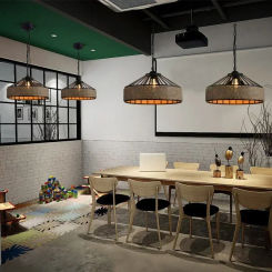 Classical Hemp Rope Pendant Hanging Lamp Lustre for Ceiling Chandelier Classic Retro Antique Industrial Iron Dining Room Light