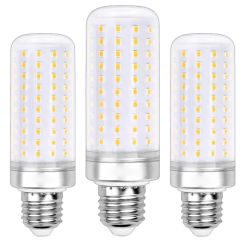 E27 LED Light Bulbs,3 Pcs 3000K Warm White Incandescent Bulbs 15W LED Corn Light Home Lighting Pack