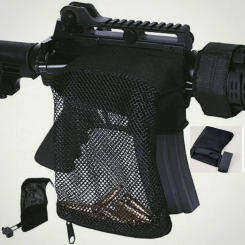 Tactical Brass Shell Catcher M4 AR 15 Rifle gun Catcher Mesh Wrap Trap Shell Ammo Magazine Bag Pack Hunting Accessories