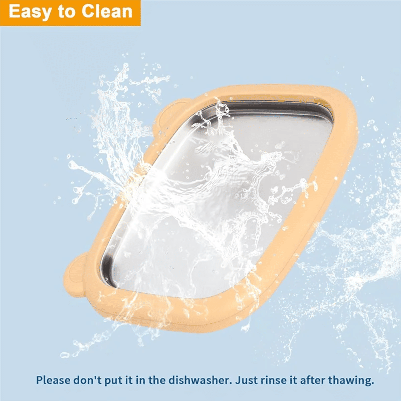 Description Picture 4 of itemHot Selling Ice Cream Maker With Stainl Cold Plate & 2 Spatulas For Homemade Diy Treats Homemade Ice Cream Machine Ice Cream Mak